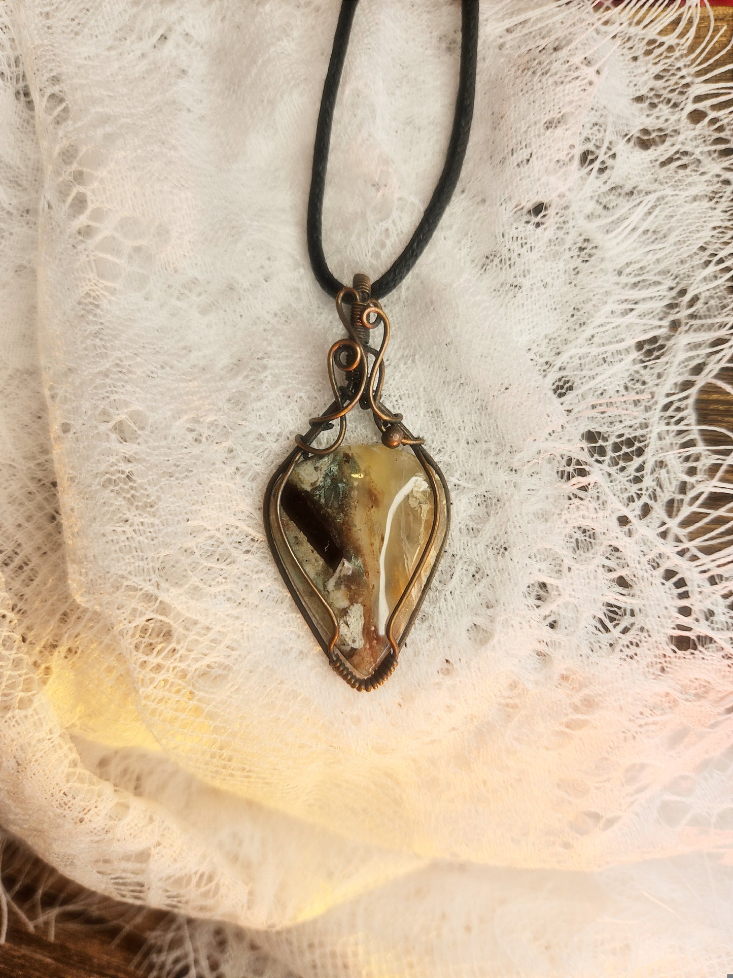 Pendentif Calcédoine