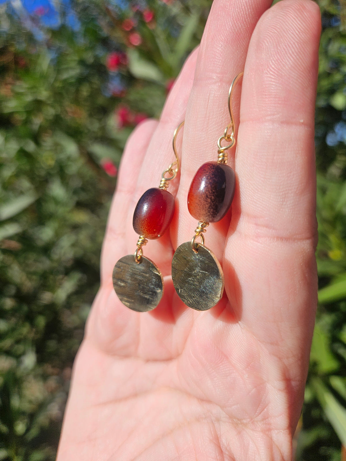 Boucles d’oreilles « Reflets d’Automne »