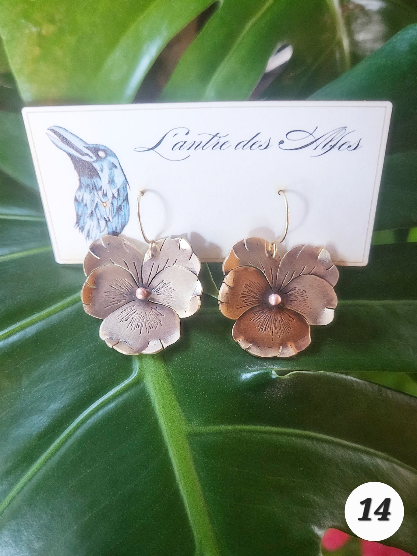 Boucles d’oreilles “Collection Botanique”