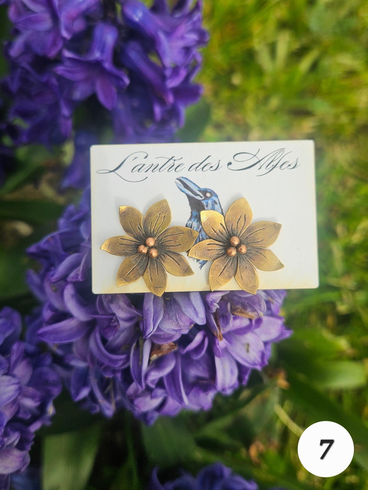 Boucles d’oreilles “Collection Botanique”