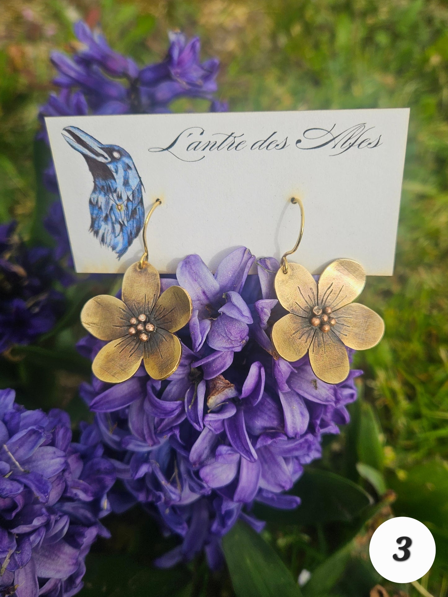 Boucles d’oreilles “Collection Botanique”