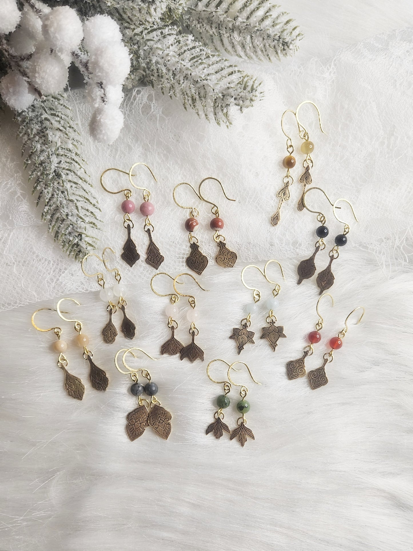 Boucles d’oreilles “Talismans d’Atelier”