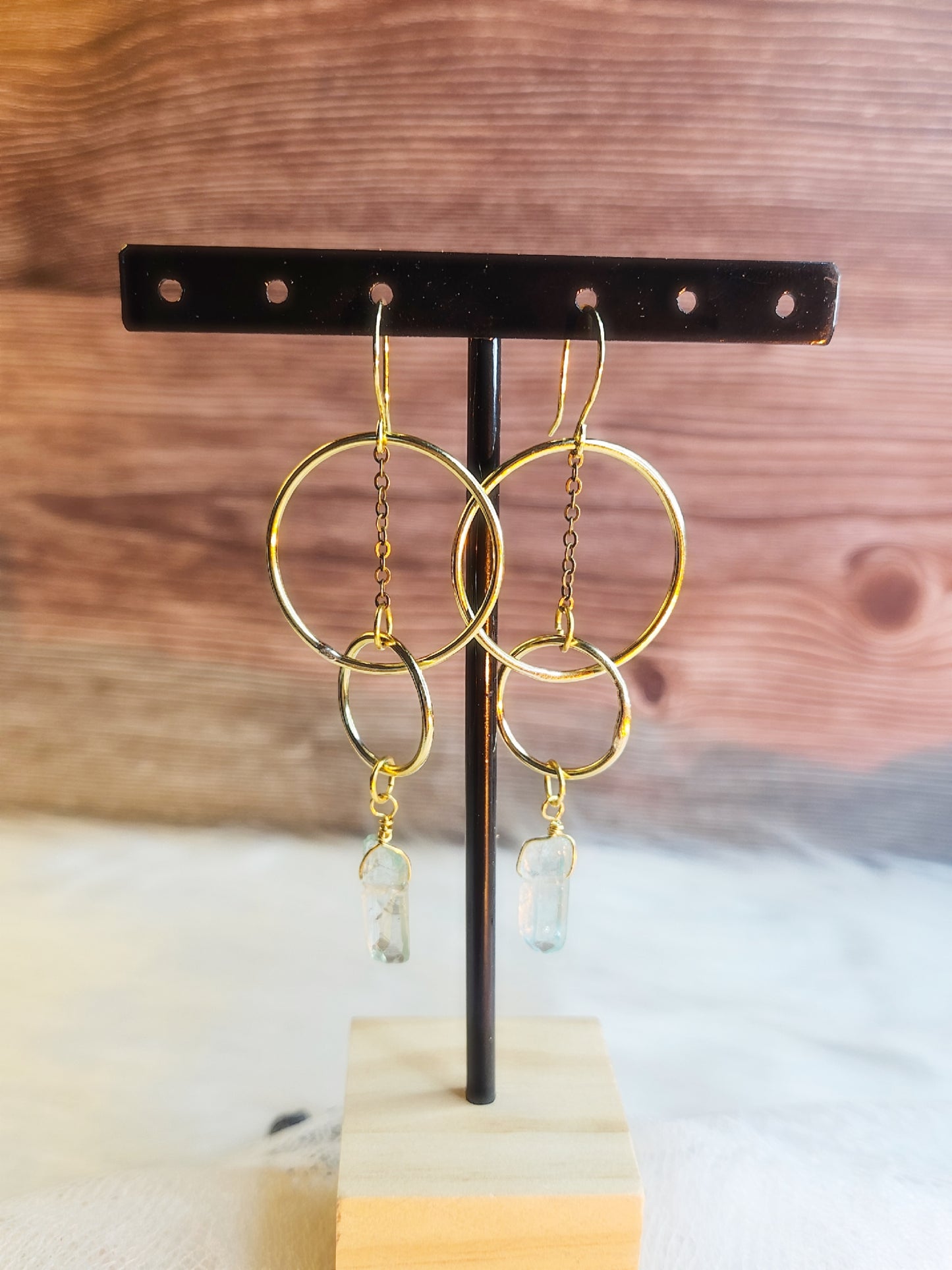 Boucles d’oreilles “Orbes & Éclats”