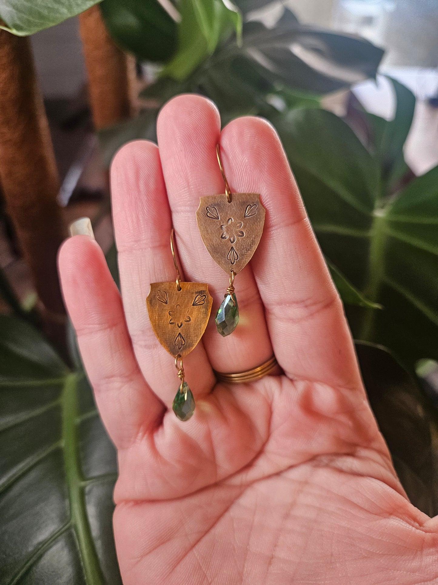 Boucles d'oreilles « Les Boucliers du Veilleur »