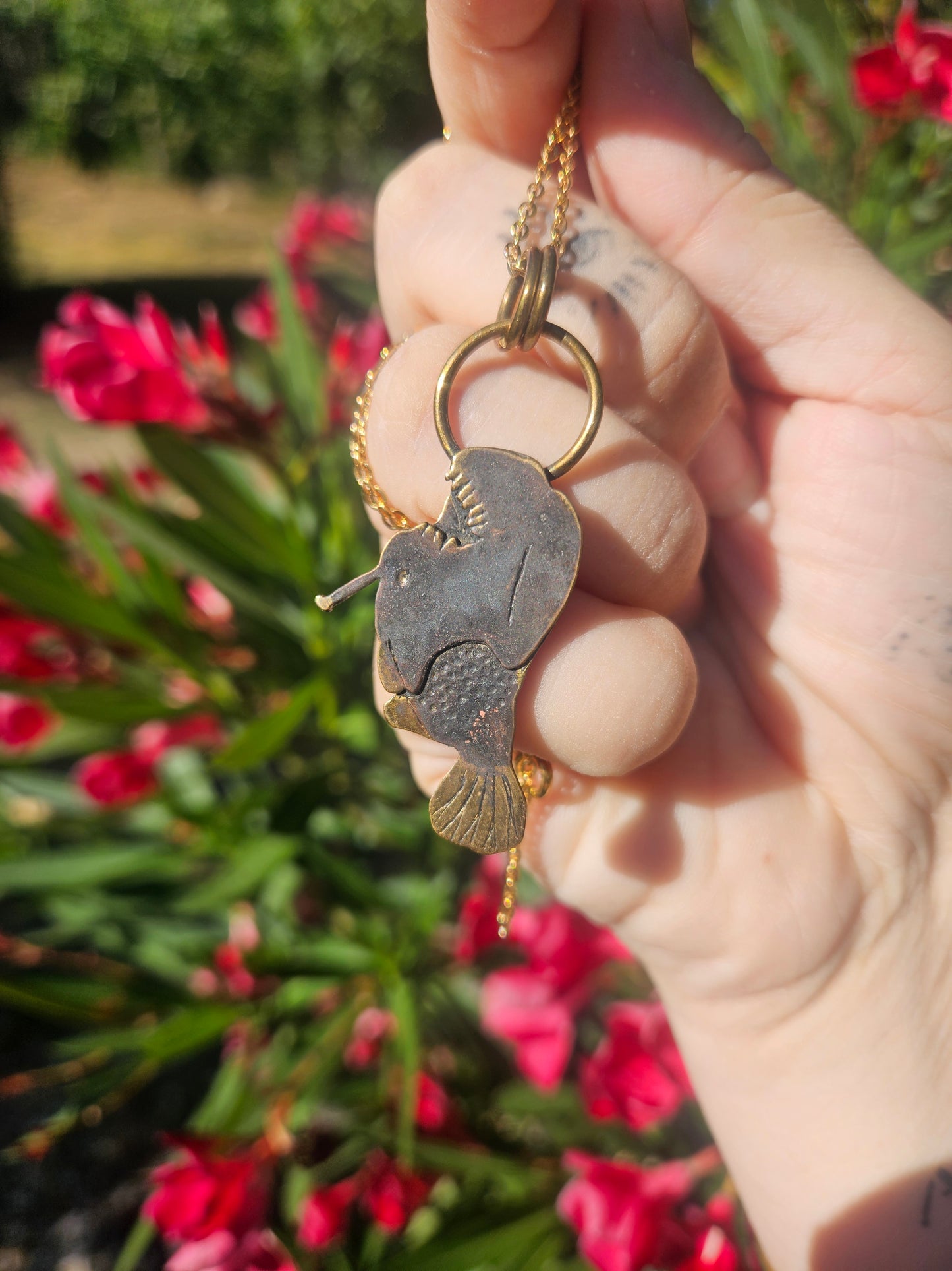 Pendentif « Lueur des Abysses »