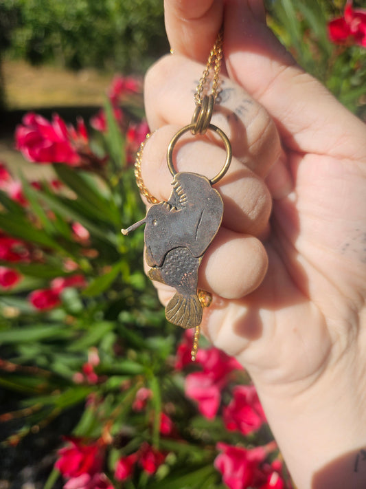Pendentif « Lueur des Abysses »