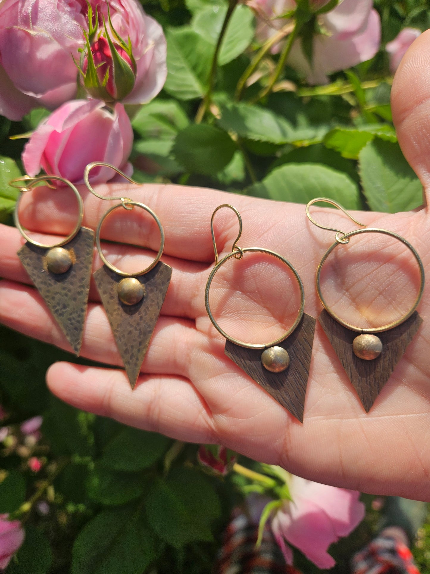 Boucles d'oreilles "Flèches de Sylve-Lune"