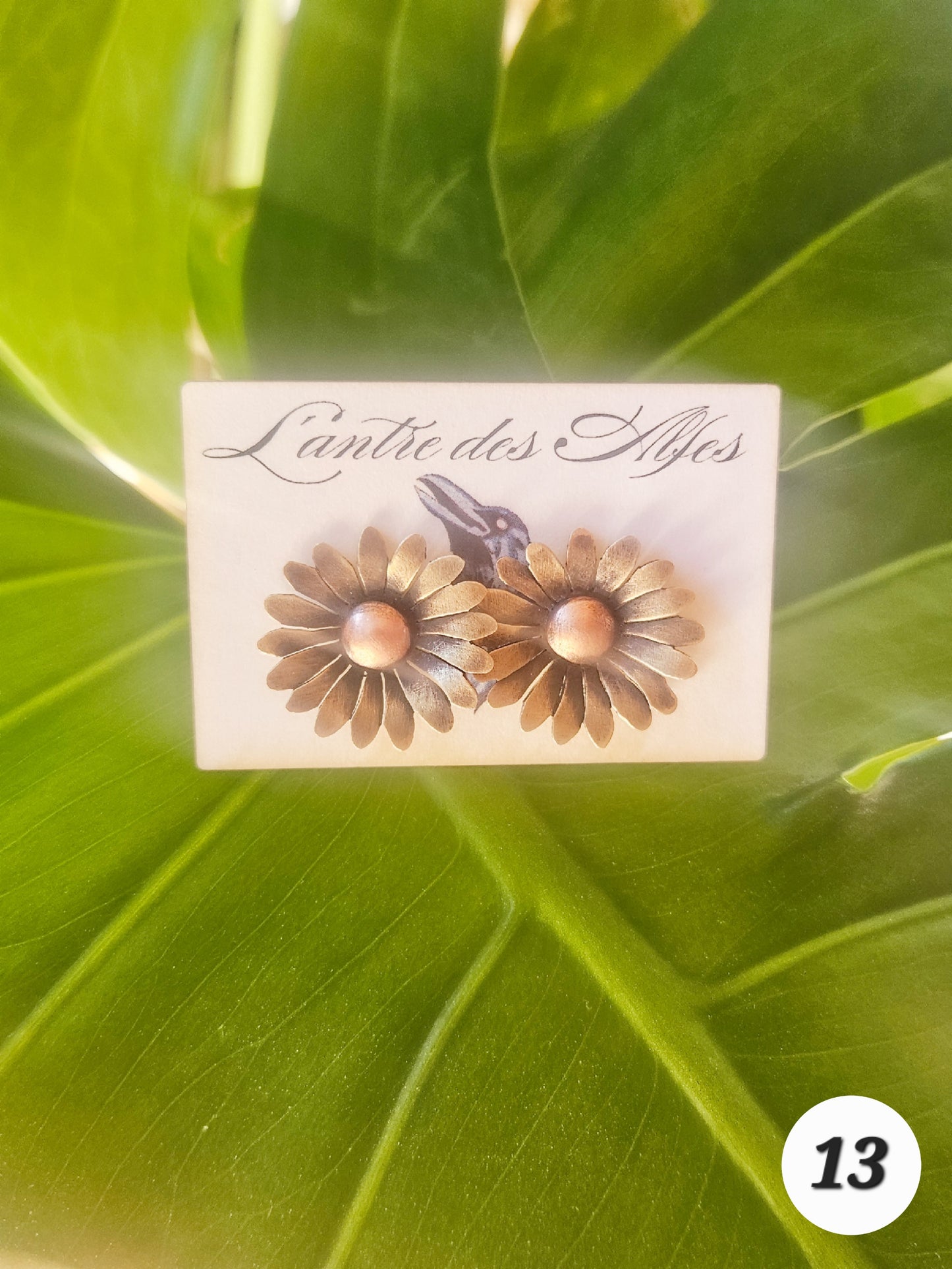 Boucles d’oreilles “Collection Botanique”