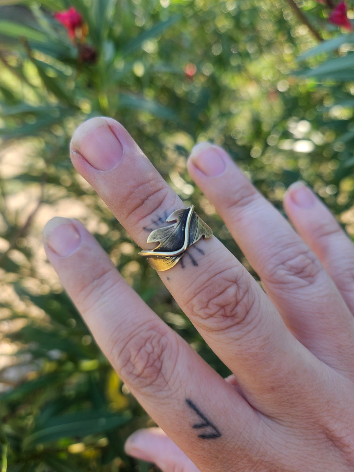 Bague « Feuille Vagabonde »