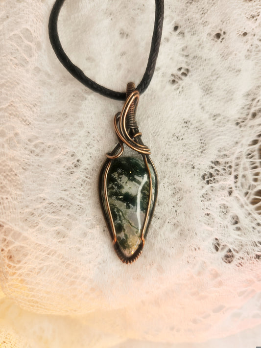 Pendentif Agate arbre