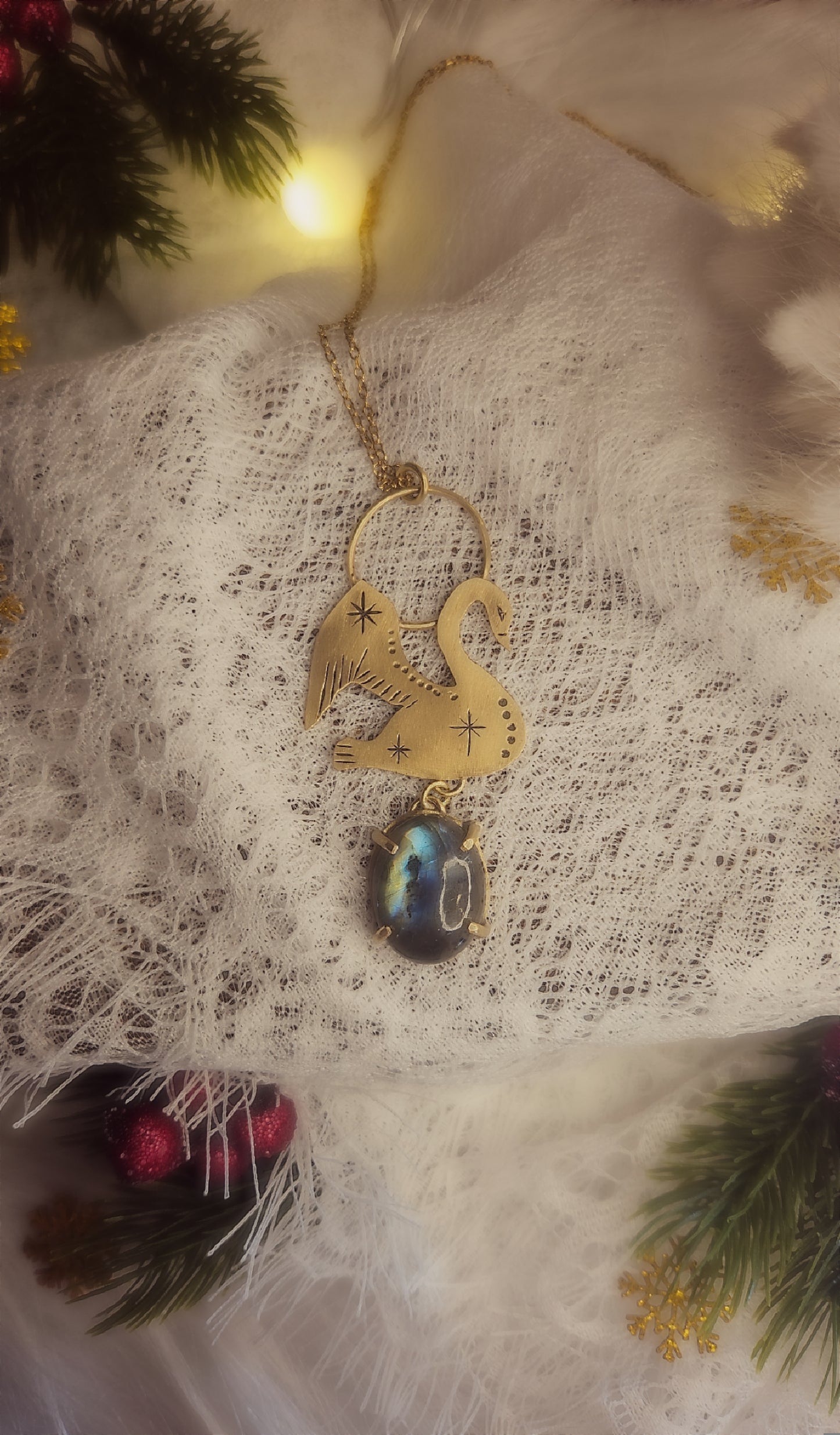 Pendentif « Cygne d’Hiver »