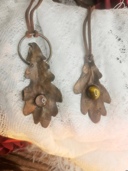 Pendentifs Feuille de chêne
