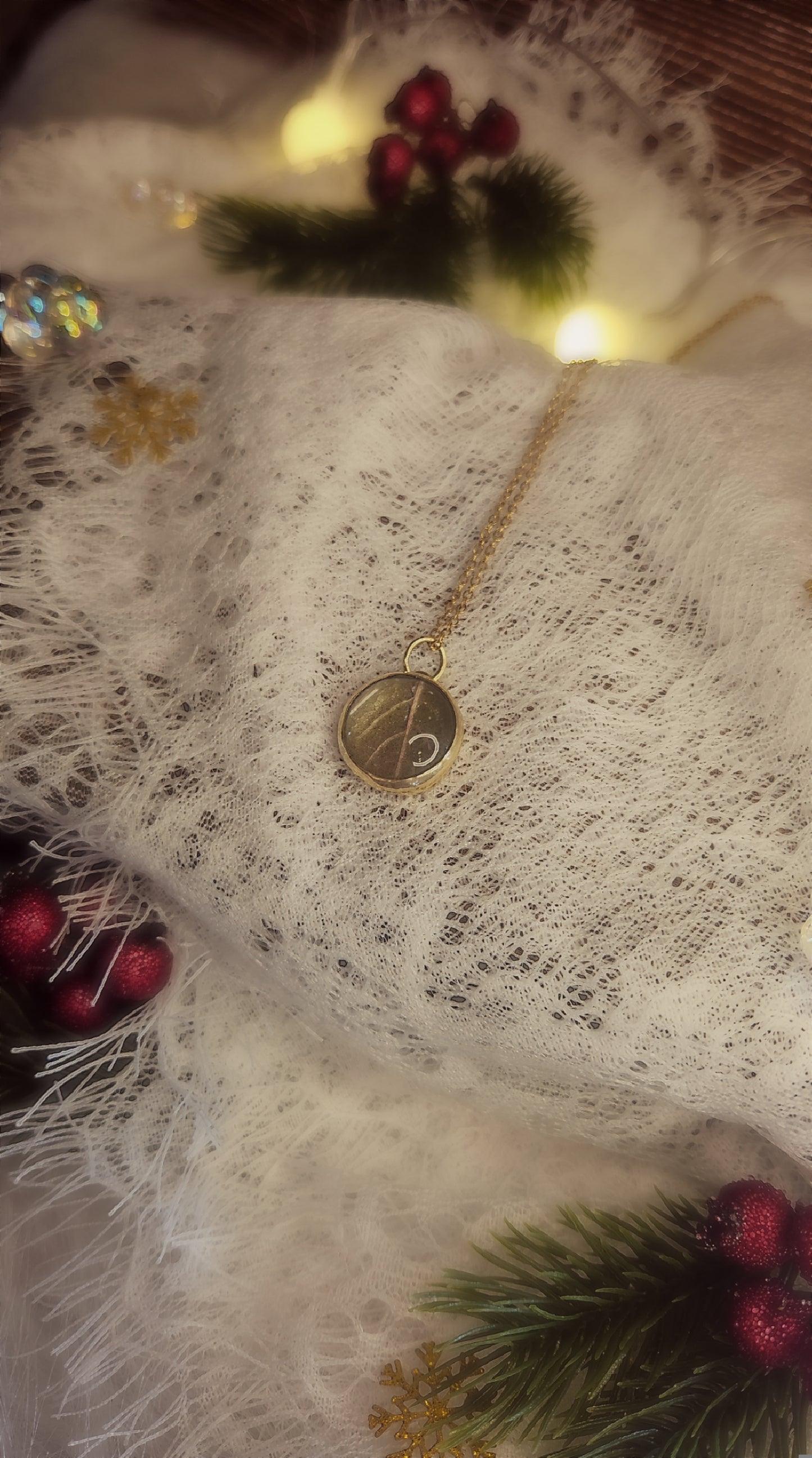 Parure « Feuille d’Hiver »