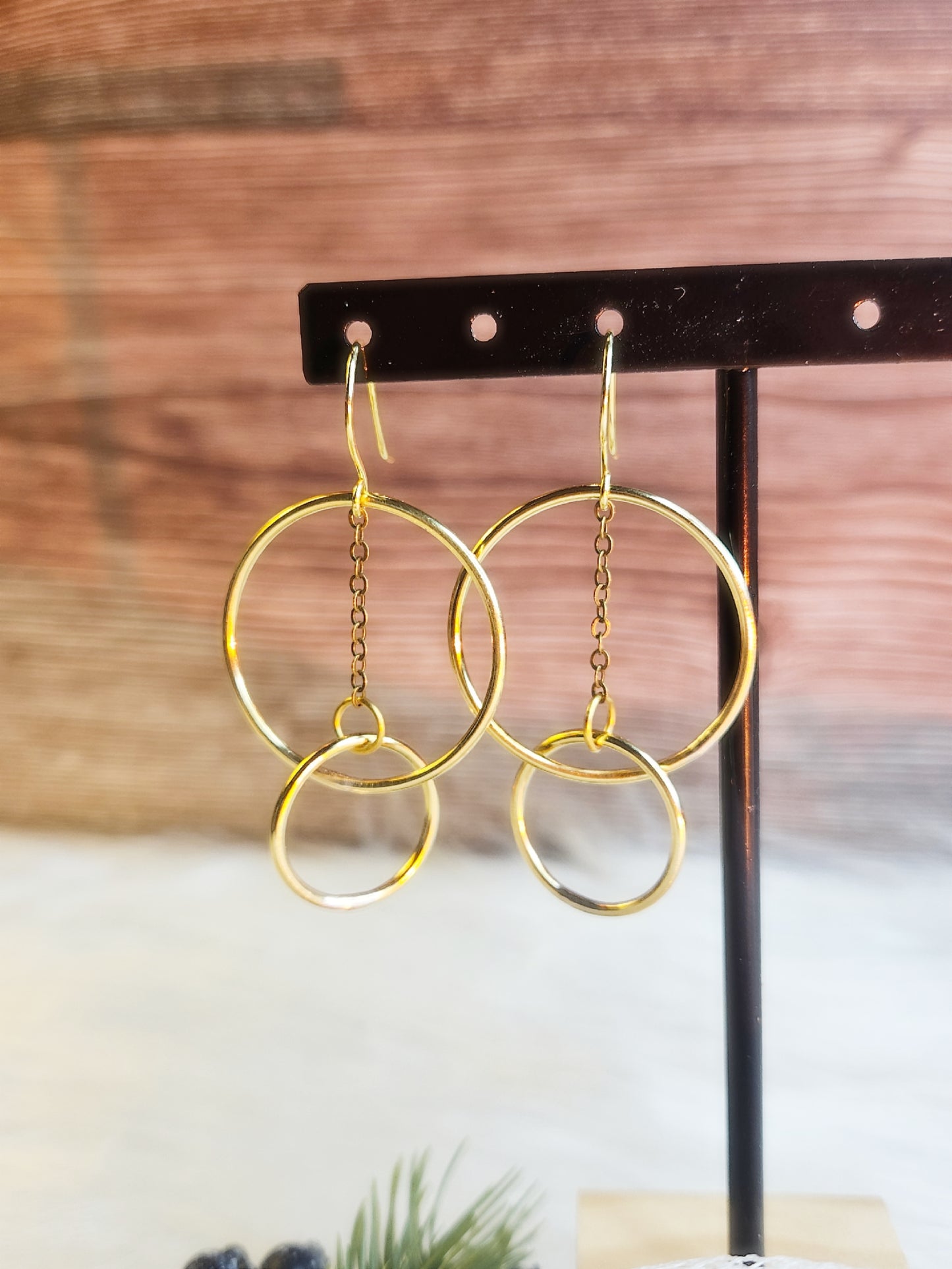 Boucles d’oreilles “Cercles Entrelacés”