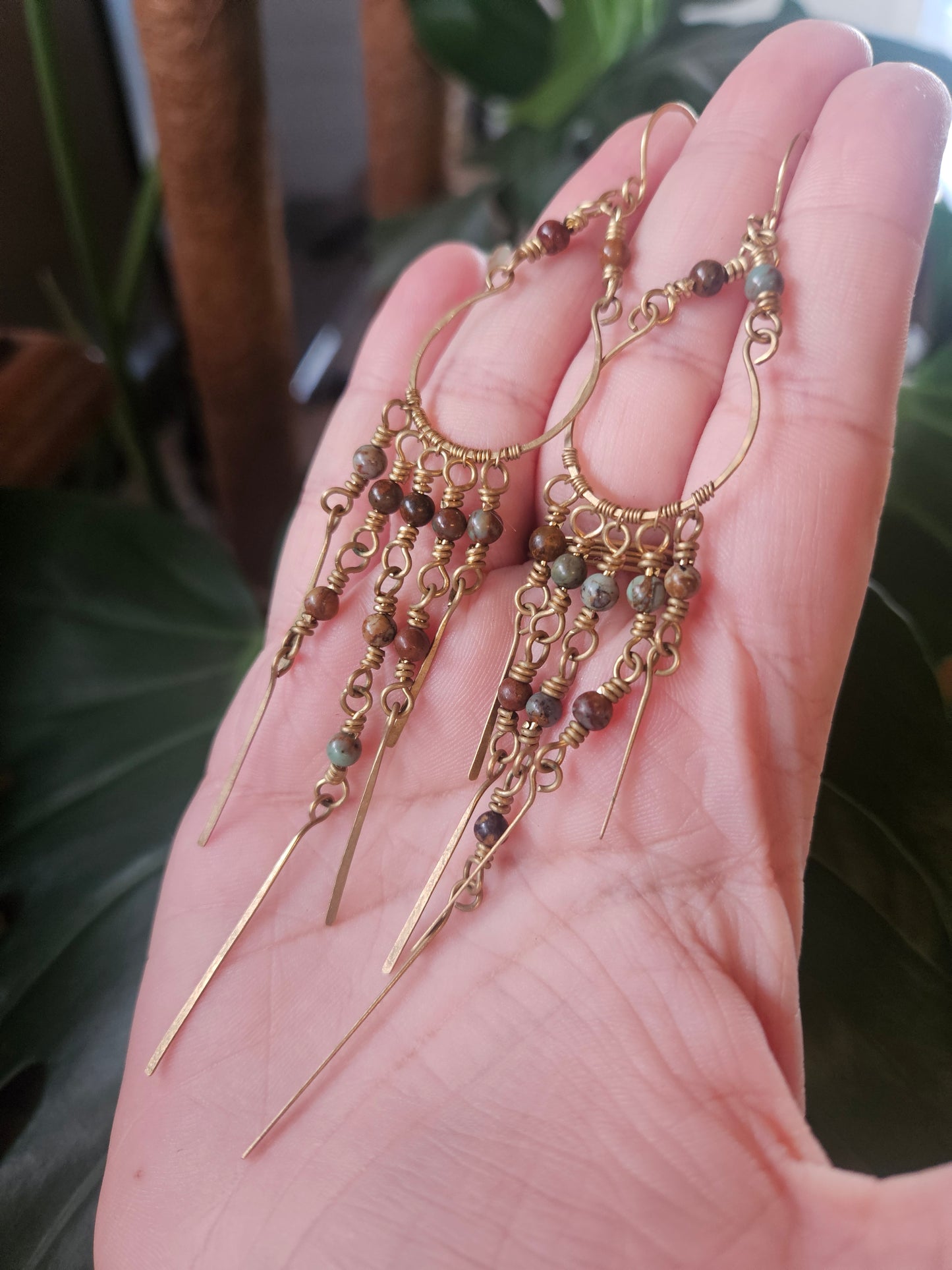 Boucles d'oreilles "Nomades des Hautes Terres"