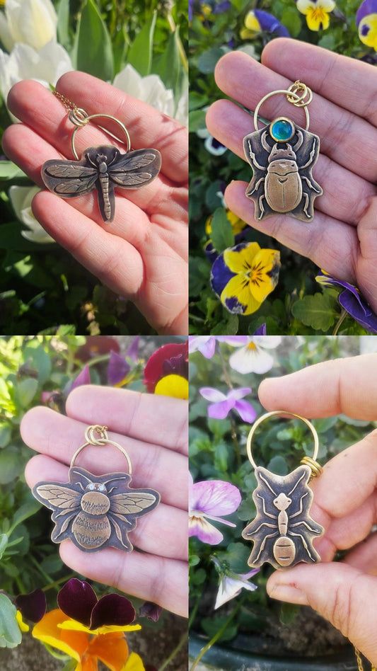 Pendentifs “Les Âmes du Jardin”