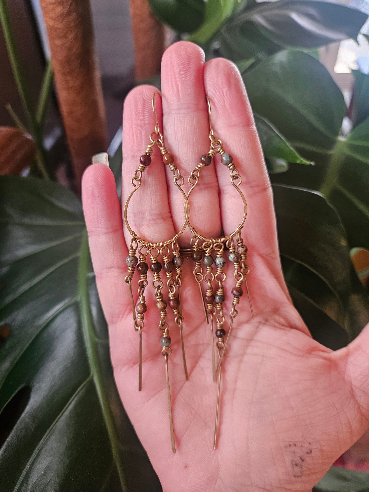 Boucles d'oreilles "Nomades des Hautes Terres"