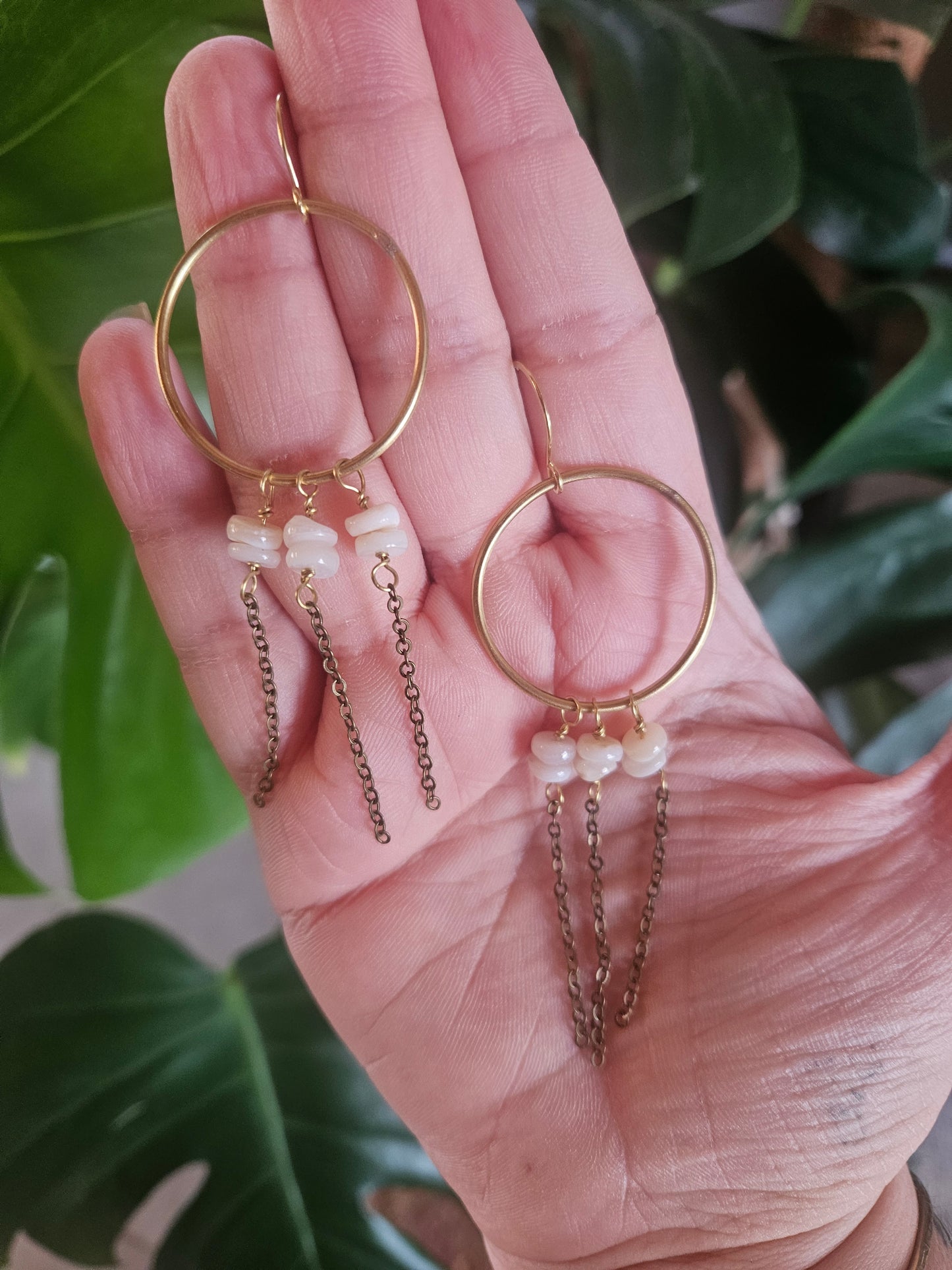 Boucles d'oreilles « Écume de Lune »