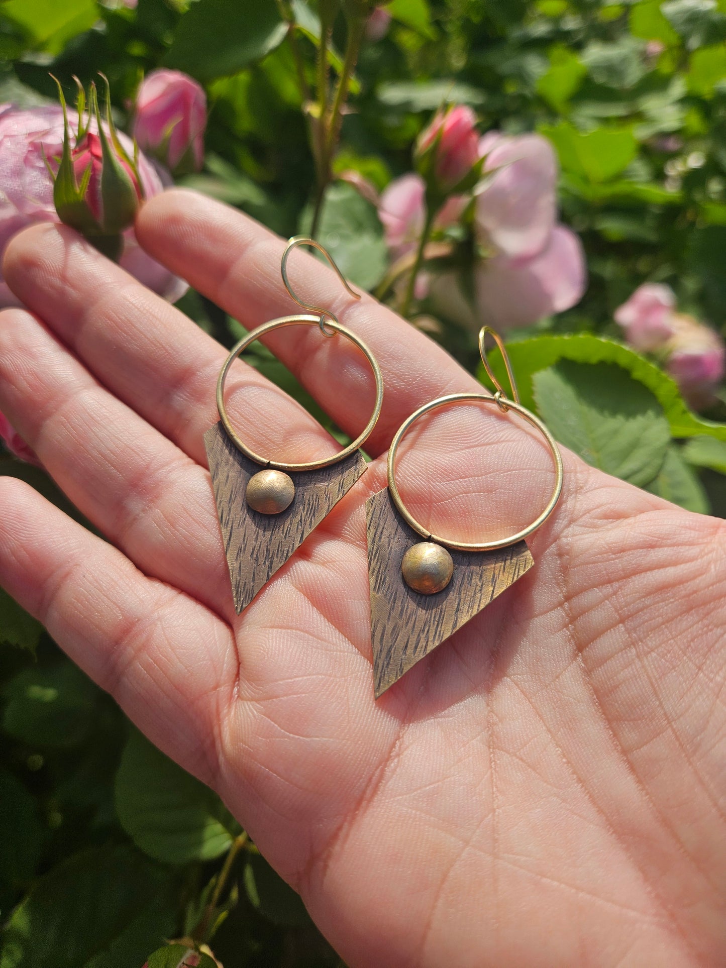 Boucles d'oreilles "Flèches de Sylve-Lune"