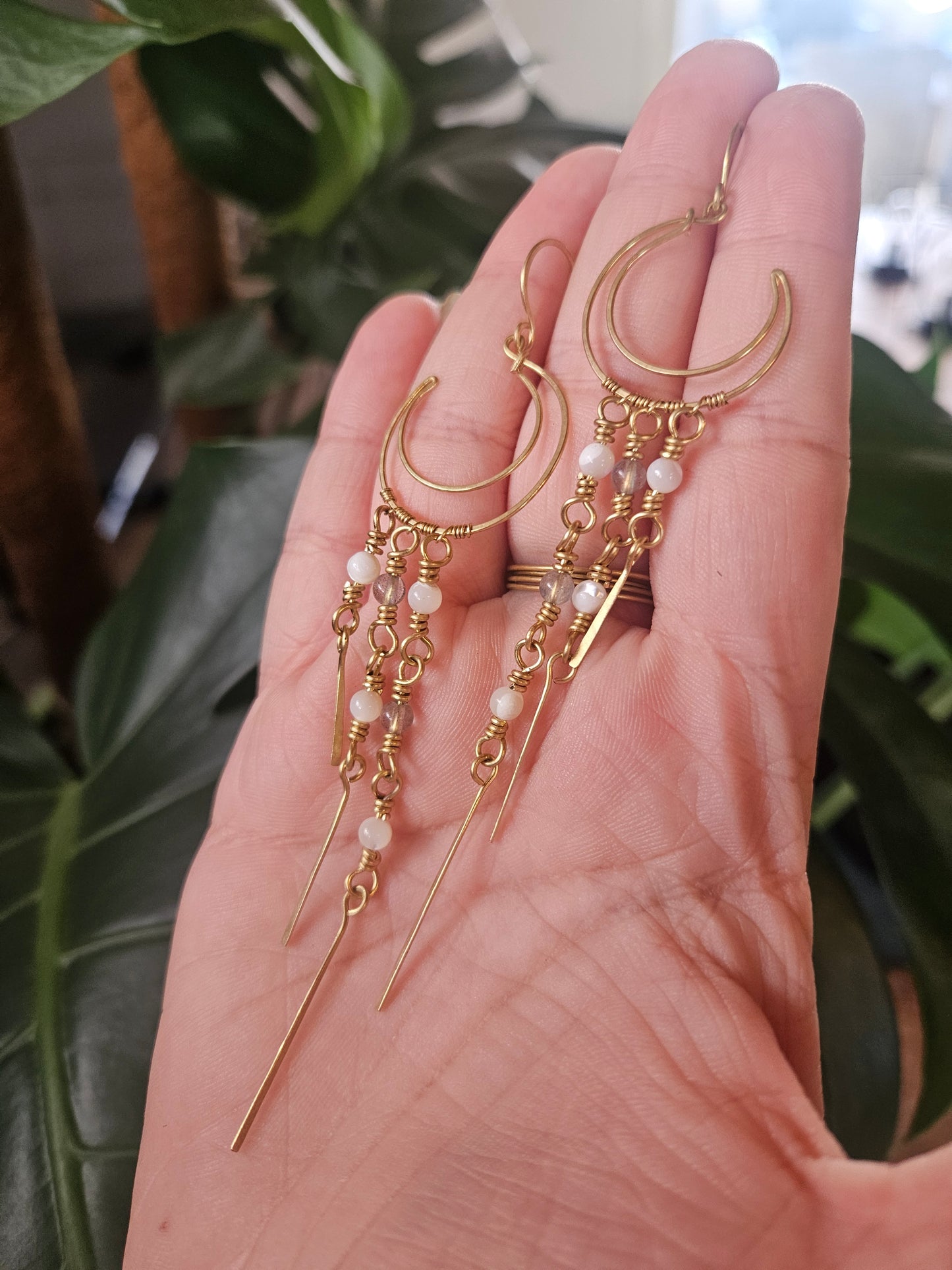 Boucles d'oreilles "Lunes d'Astrée"