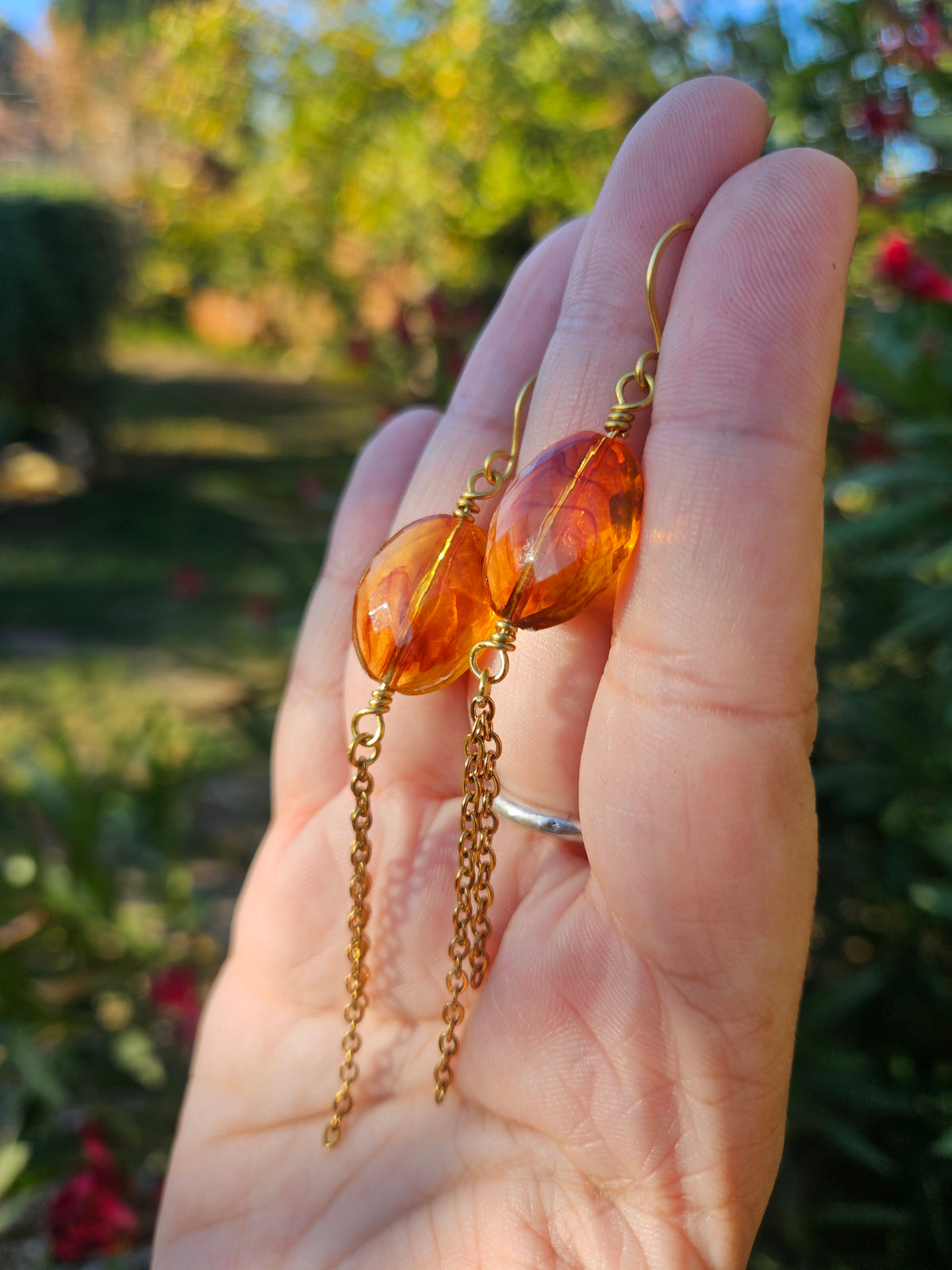 Boucles d’oreilles « Ambreline »
