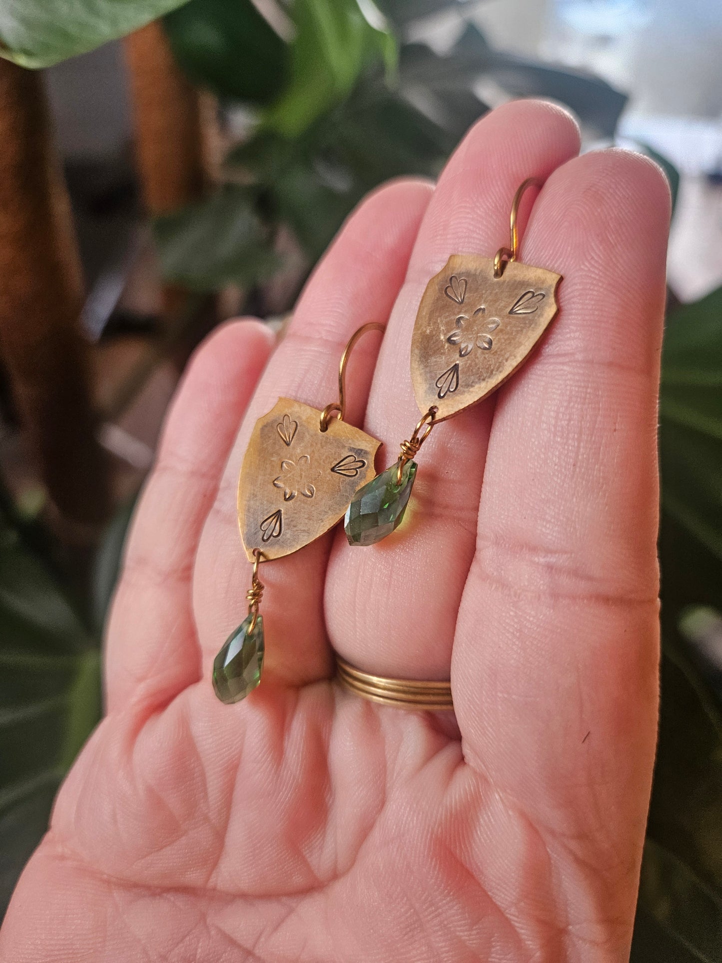 Boucles d'oreilles « Les Boucliers du Veilleur »