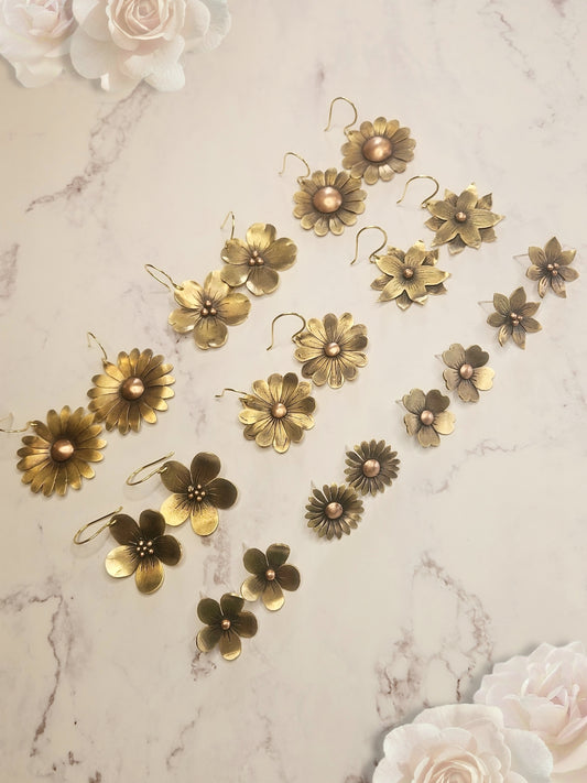 Boucles d’oreilles “Collection Botanique”