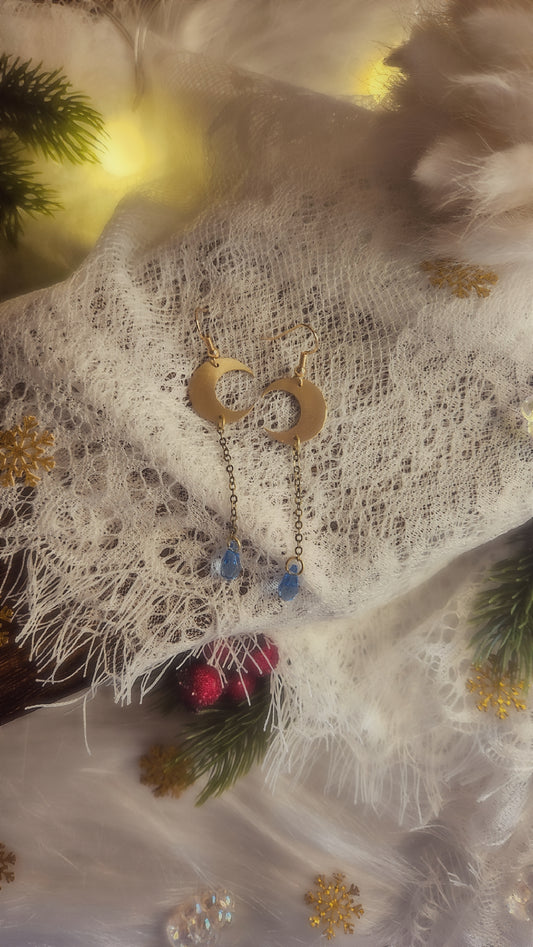 Boucles d’oreilles « Lune de Valendriel »