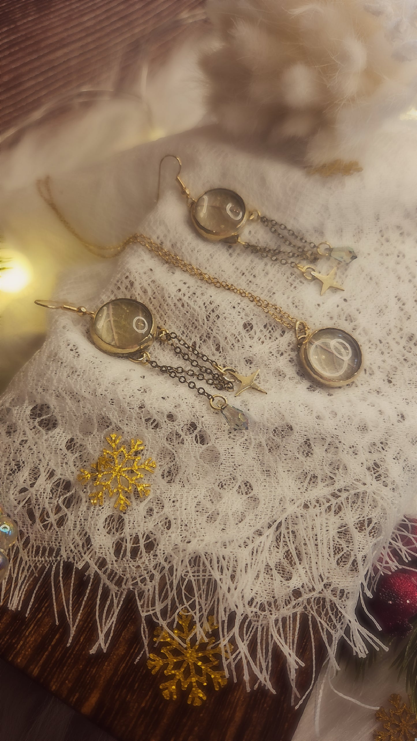 Parure « Feuille d’Hiver »