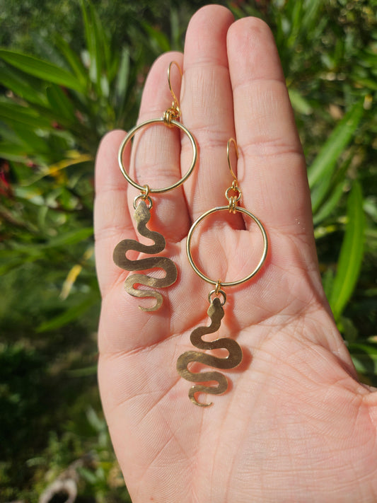 Boucles d’oreilles « Les Gardiennes du Cercle »