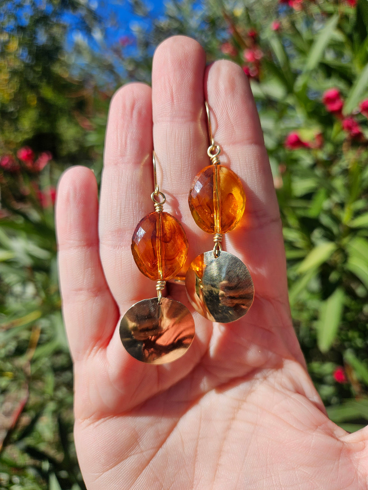 Boucles d’oreilles « Miroirs d’Automne »